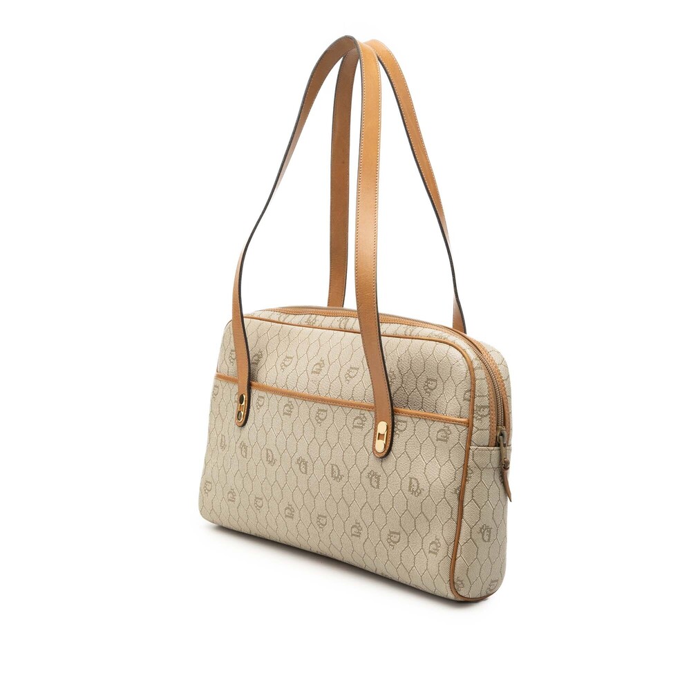 Pre-Loved Dior Honeycomb Coated Canvas Shoulder Bag - Picture 2 of 6